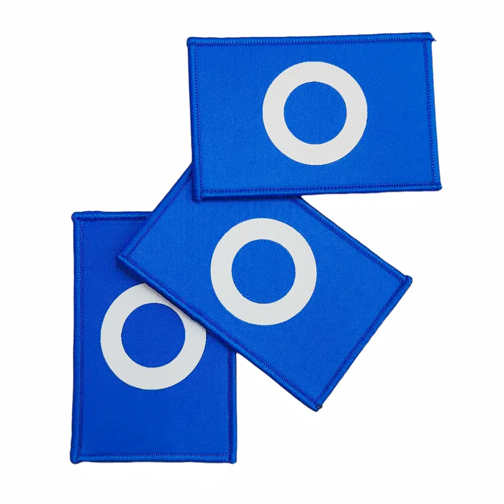 Insignia de Cosplay de Calamari de Halloween con Pin TV SG2 jugadores de jefe de Corea 10,5*6,5 CM accesorios XO rojo azul accesorios de juego trajes