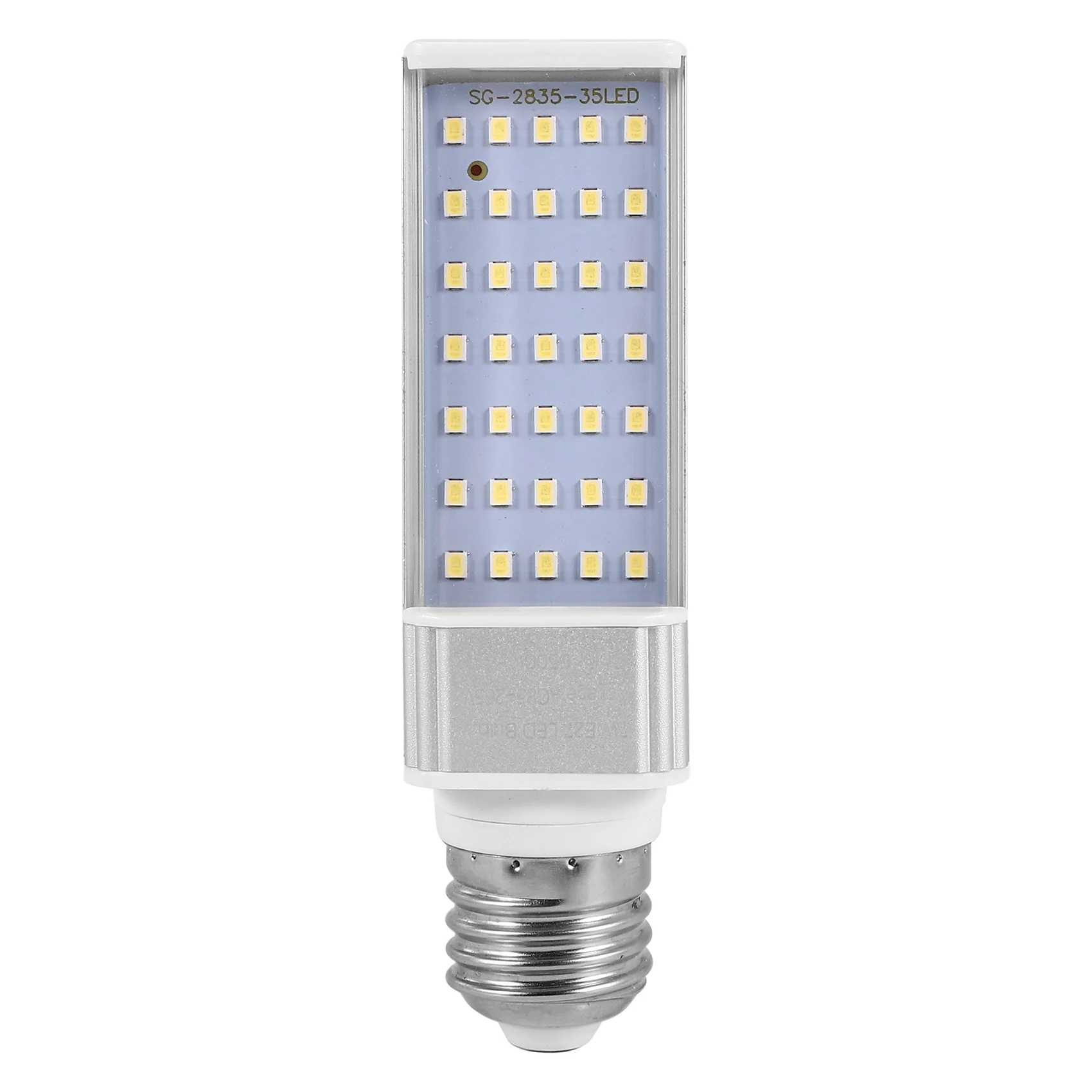 Aquário de plantas brancas LED Grow Light, Aquário, Lâmpada Coral de Peixe, Lâmpada E27, 7W