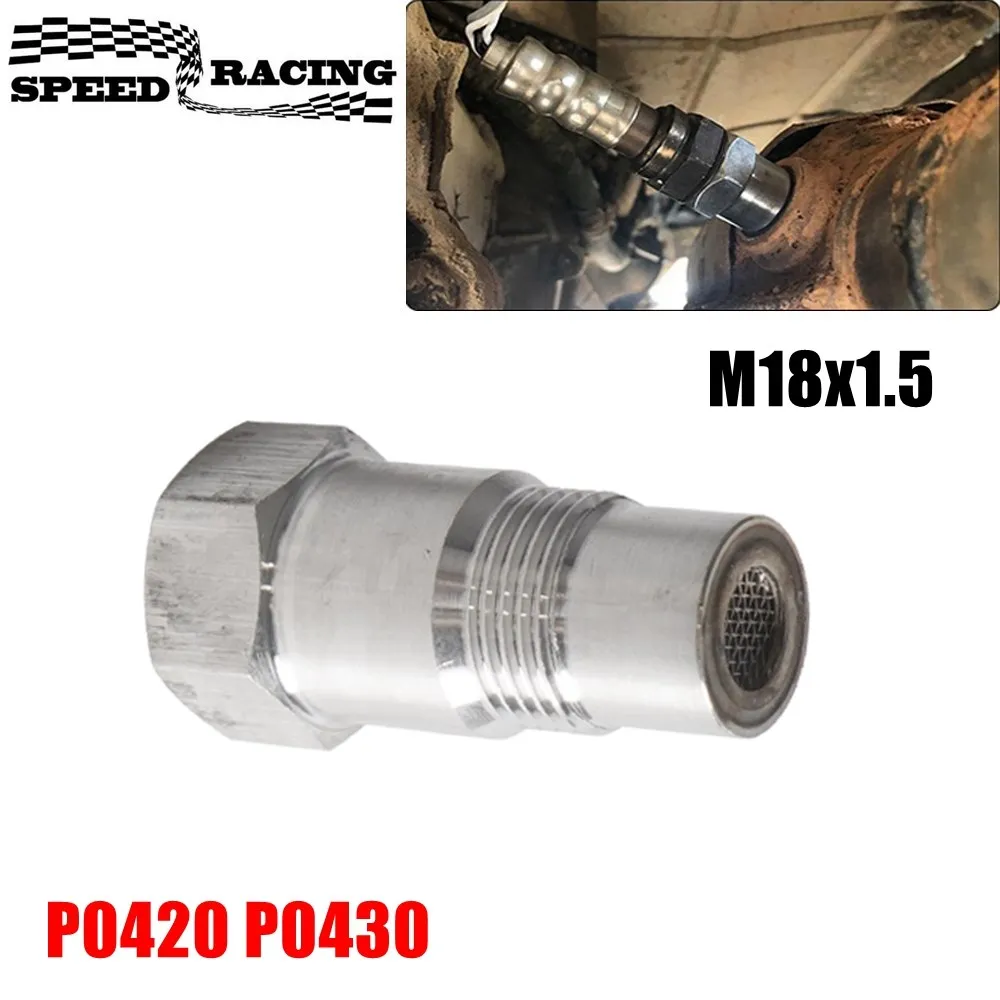Conector Universal para Sensor de O2-Oxygen de coche, adaptador interno M18x1.5 Bung P0420 P0430 para todoterreno