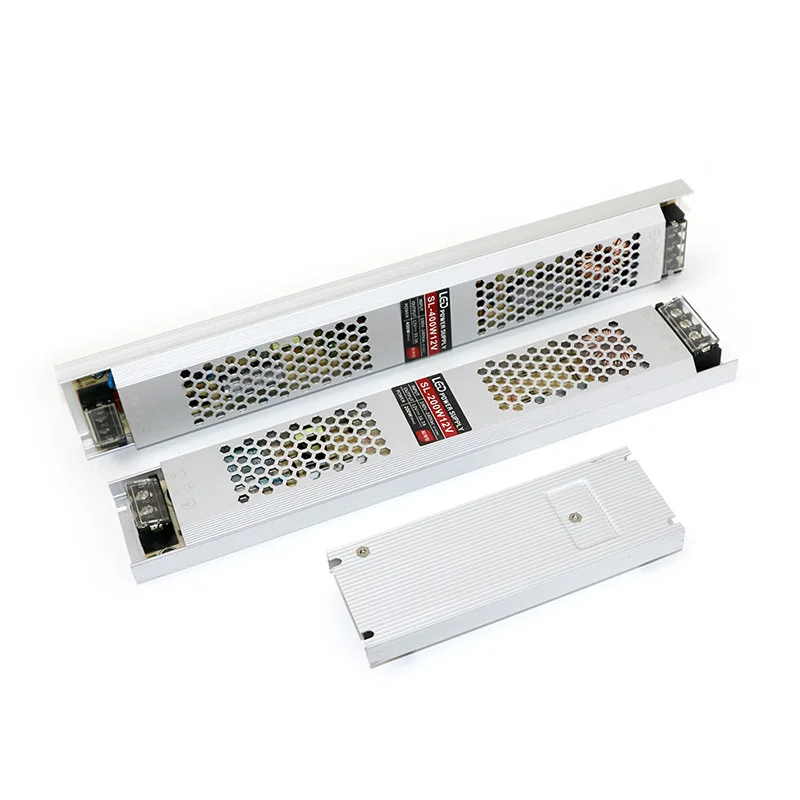 Siêu Mỏng Driver Cho Dải Đèn LED Điện Áp Không Đổi Nguồn Điện DC 12V / 24V Ánh Sáng Máy Biến Áp 60W 100W 150W 200W 300W 400W