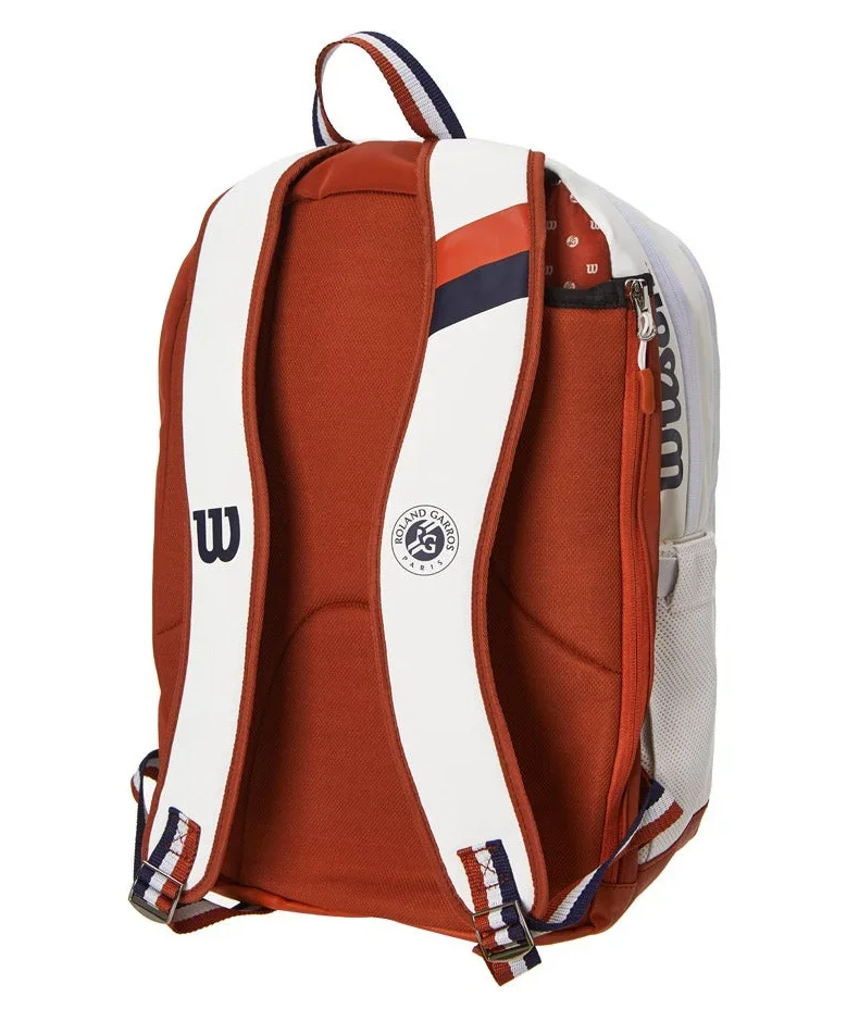 Wilson Roland Garros - Clay TENNIS กระเป๋าเป้2-Racket MAX กับช่องท่องเที่ยวที่ระลึกไปเปิดที่ฝรั่งเศส