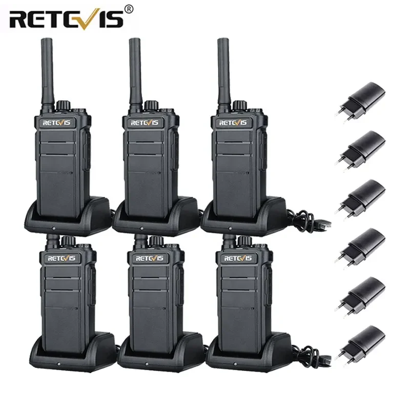 3w leistungs starke Walkie Talkies retevis 6 stücke rb626 Langstrecken-Talkie-Walkies Professional Radio empfangen Vox für Sicherheits restaurant