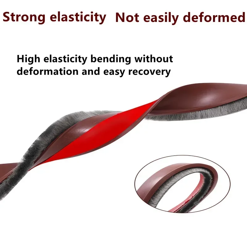 Nieuwe Deur Bodem Borstel Afdichting Strip 100 Cm Insectendichte Winddicht Deur Bodem Afdichting Strip Deur Sweep Seals Zachte Borstel Home Hardware