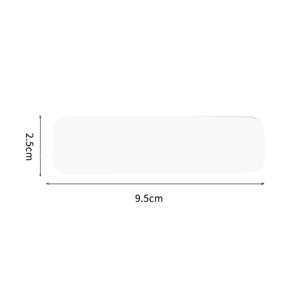 10Pcs Clear Plastic Rectangle Strips for Applying Microblading Anesthesia Cream Plastic Applicator Strips PMU Accessory Supplies