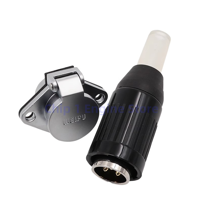 Für weipu wp20 stecker luftfahrt stecker wp20 bis z 2 3 4 5 7 9 12-poliger industrieller wasserdichter stecker für männlich und weiblich ip44