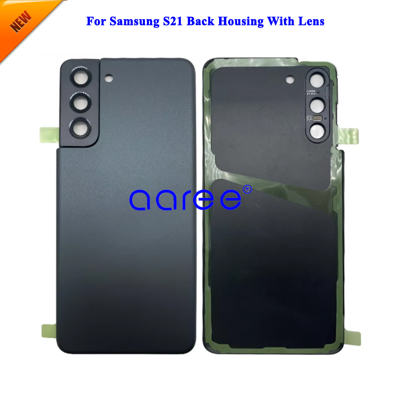 Grade AAA Back Cover with Camera Lens For Samsung S21/S21 Plus Back Housing Back Cover Door with Adhesive