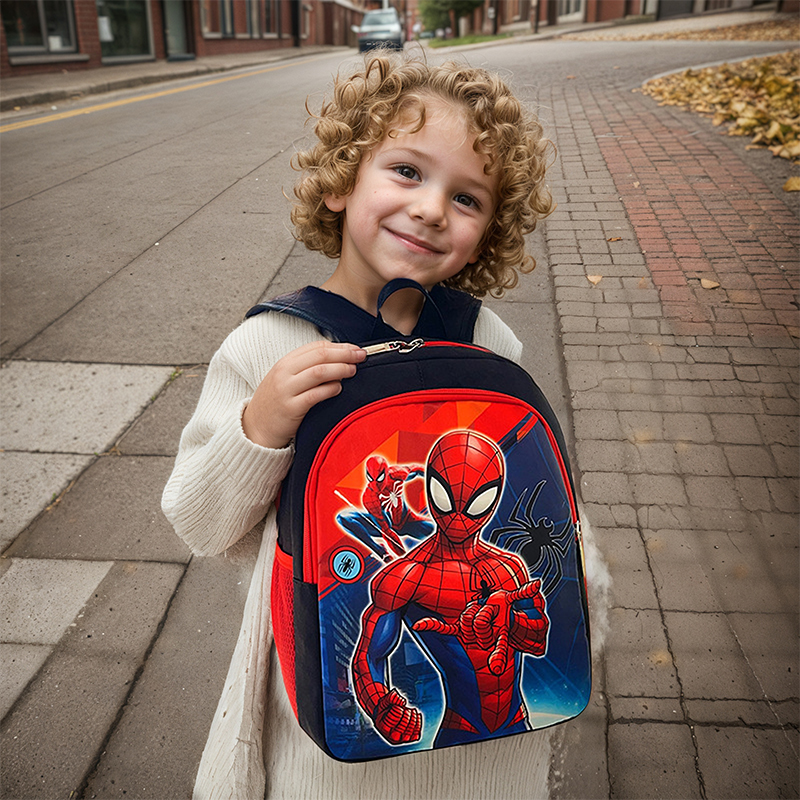 Disney Spider Man Backpack Large Capacity Children Cartoon Kindergarten Schoolbag For Boys Gift