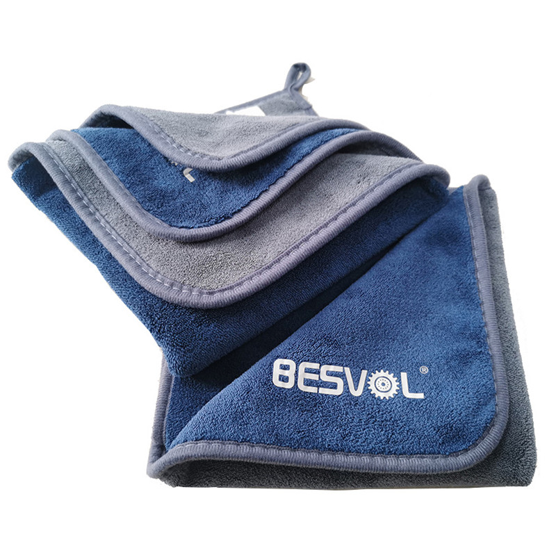 Siêu Dày 800GSM Nỉ Mặc Ô Tô Microfiber Phụ Kiện Siêu Thấm Hút Vệ Sinh Xe Chi Tiết Vải Tự Động Chăm Sóc Sấy Khăn