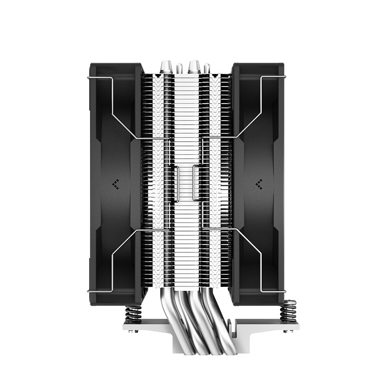 DEEPCOOL AG400 4 ท่อความร้อนพัดลมคู่ CPU หม้อน้ําระบายความร้อน 2000RPM พัดลมระบายความร้อนเดสก์ท็อปสําหรับ Intel LGA1700 1200 115X AMD AM4