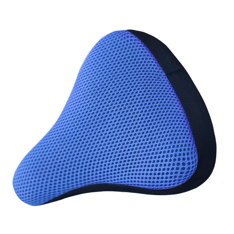 Sillín de bicicleta 3D, funda suave para asiento de bicicleta, cojín de asiento de silicona para ciclismo, sillín transpirable, cómodo bicicleta