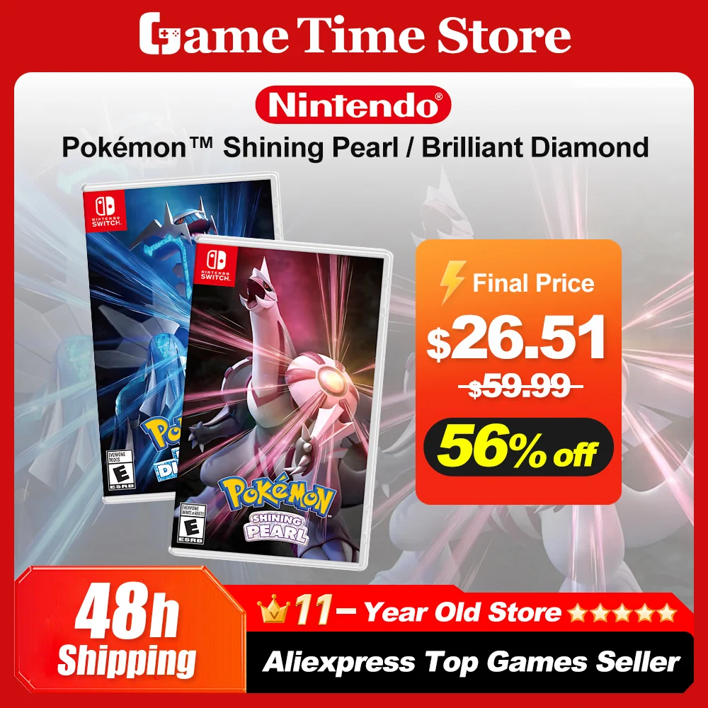 Pokemon Brilliant Diamond Nintendo Switch Игра Игровые предложения 100% официальная игра карточка жанр экшн-ролевая игра для Switch OLED Lite