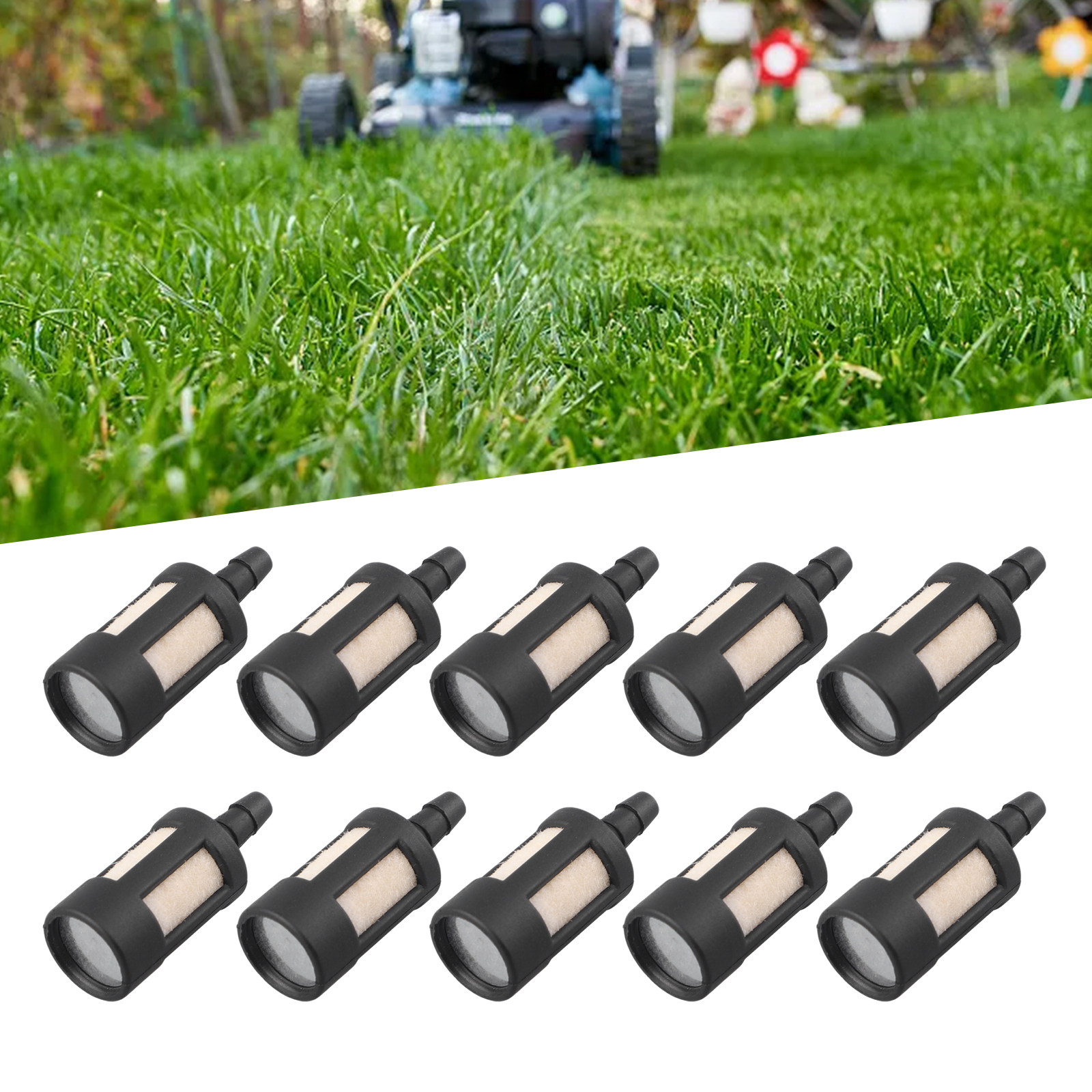 10 PCS Fuel Filter General For Garden Grass Trimmer Chainsaws Blowers Trimmer Carburetor Garden Tools Lawn Mower Fuel Filter
