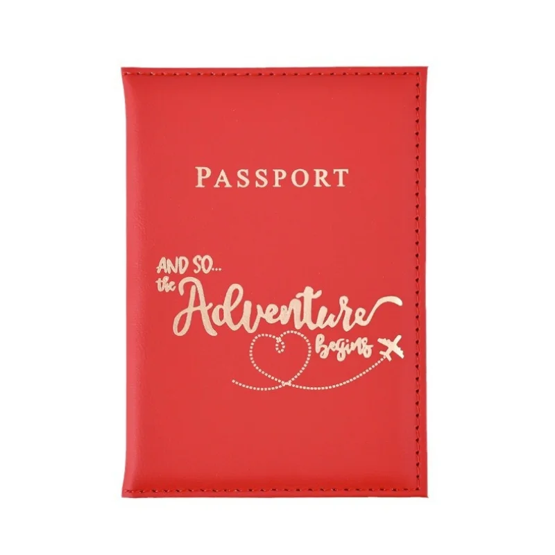 旅行パスポートカバー,女性用保護ケース,PUレザーファッション,クレジットカードホルダー,チケットクリップホルダー,財布