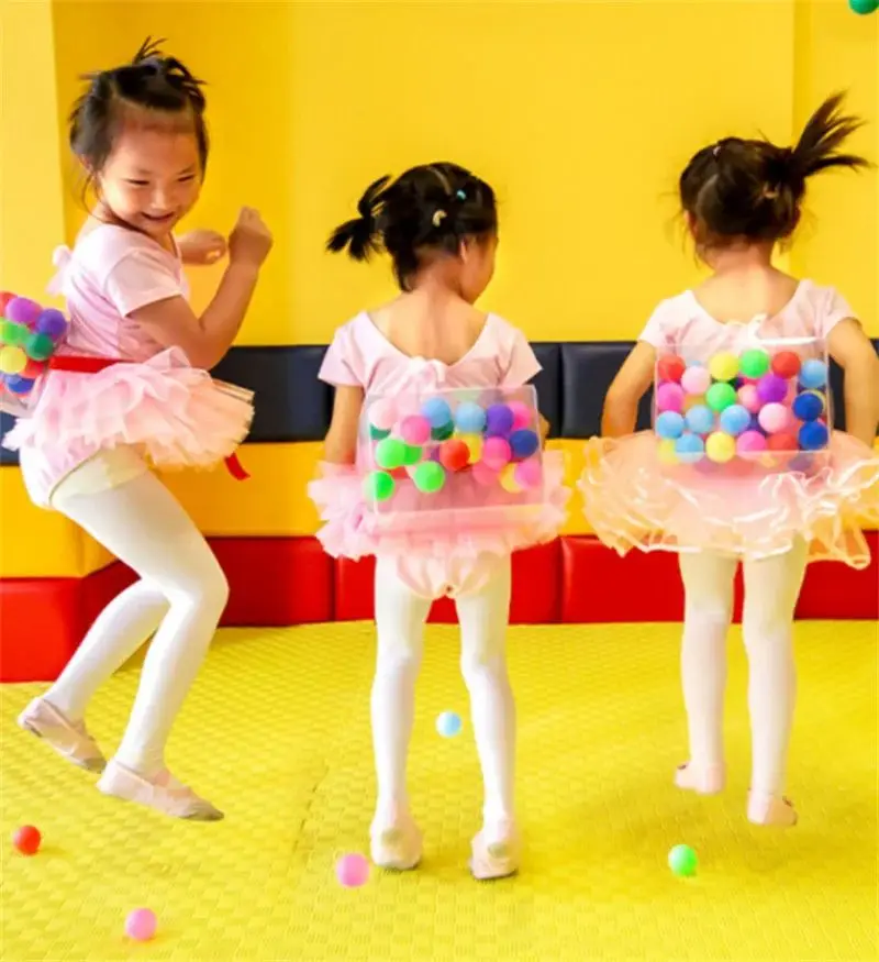 เด็กเขย่าเกมบอลสําหรับเด็กกลางแจ้งตลก Ball Shake กีฬา Sensory การฝึกอบรมของเล่น Outing Parent Child Interaction