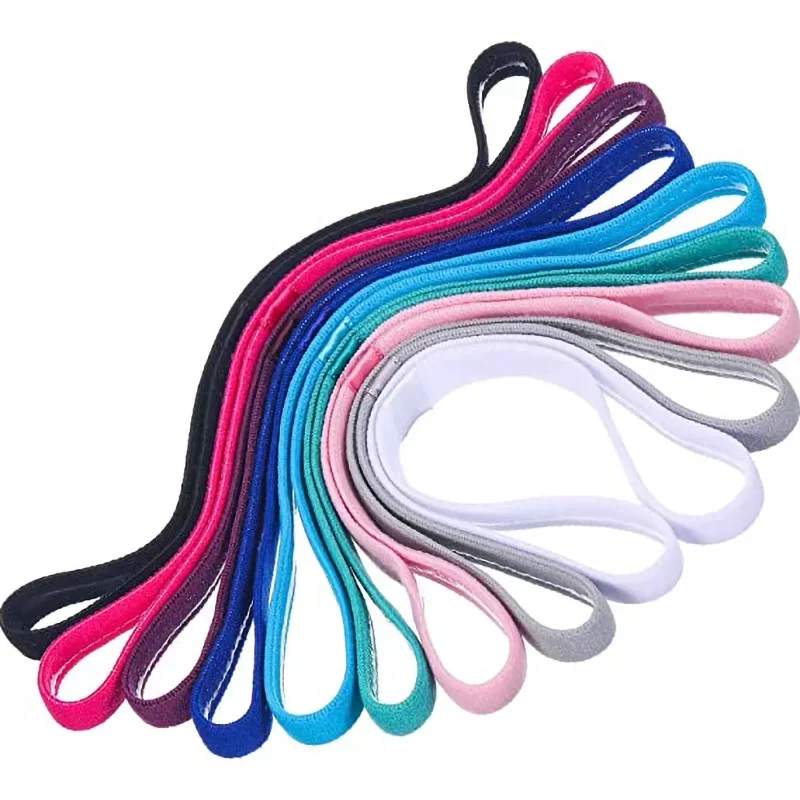 1 banda elástica antideslizante para el sudor, diadema para deportes al aire libre, ejercicio físico, banda para el cabello para Yoga, bandas para el sudor para correr y fútbol para mujeres y hombres