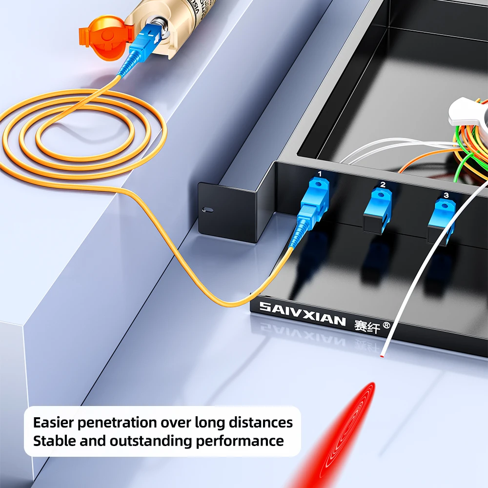SAIVXIAN 시각 장애 탐지기 10/30/60/100mW 광섬유 케이블 테스터 펜 SC/FC/ST 2.5mm 인터페이스 FTTH 광섬유 테스트 도구