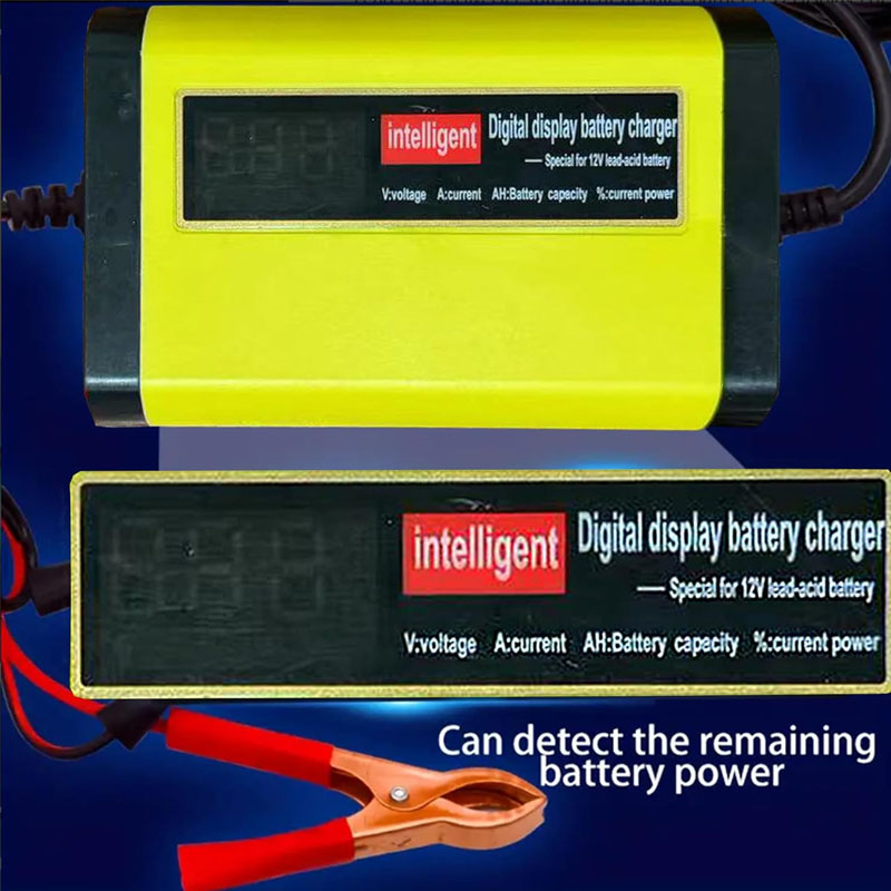 インテリジェントな車のバッテリー充電器,車のメンテナンスデバイス,鉛蓄電池,1セット,12v,2aに適しています