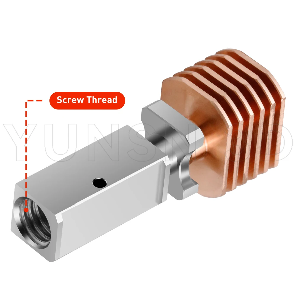 Upgrade TZ3.0 Hotend for BambuLab P1S P1P X1 X1C TZ V3.0 Upgrade Hotend for Bamboo All Metal Hotend High Temperature Print Head