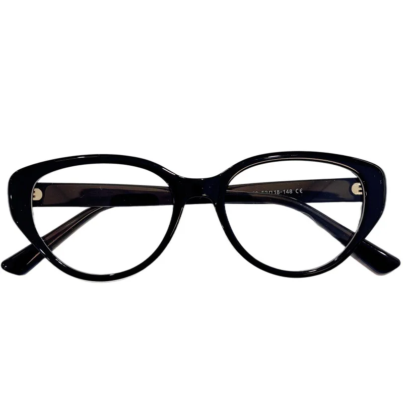 Gafas de miopía con diseño de ojo de gato para hombre y mujer, lentes transparentes Retro, diseño de lujo, a la moda, 0-1,0-4,0