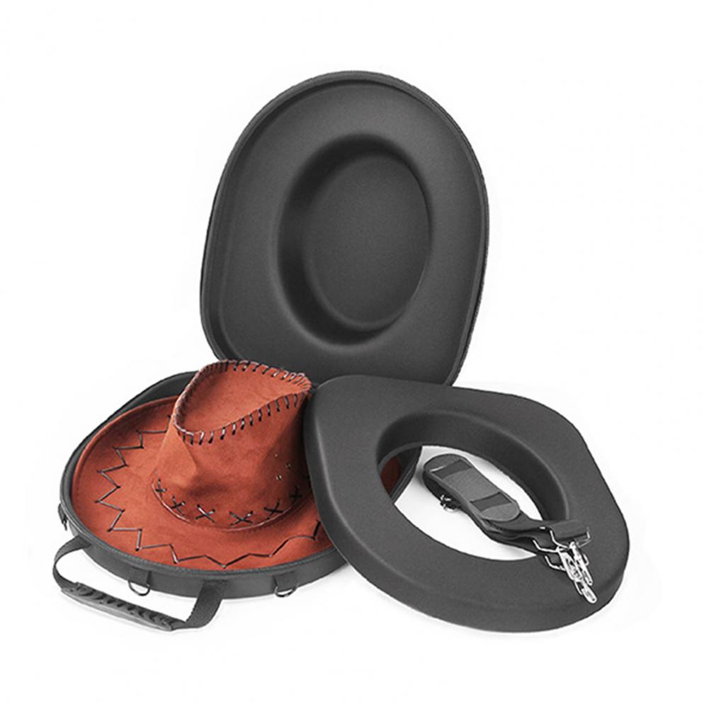 Cowboyhut-Aufbewahrungstasche, Hut-Reisetasche mit Griff, Reißverschluss, wasserdichter Cowboyhut-Halter, Reisekappe, harte Tragetasche