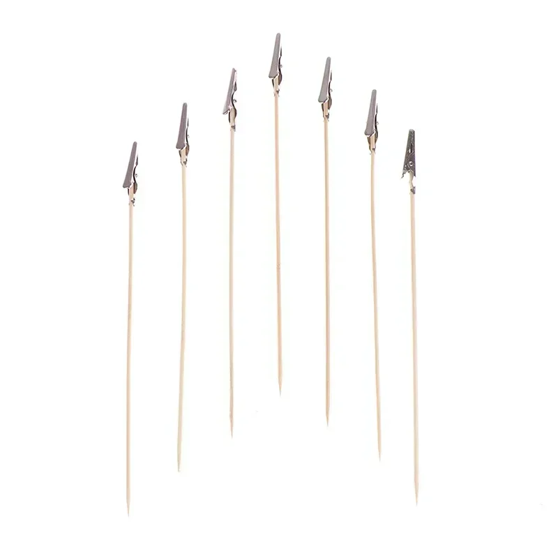 20Pcs Wood And Metal Painting Stand Alligator Clip Stick Modeling Tool for Airbrush Model Part