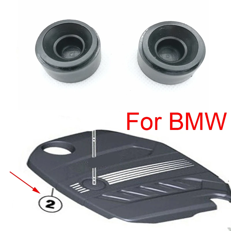 Cubierta de motor embellecedora, montajes de goma para BMW serie 4, 5, 6, 7, F32, F33, F36, E60, E61, F07, F10, F11, G30, G31, F06, F12, F13, F32, F01, F02.
