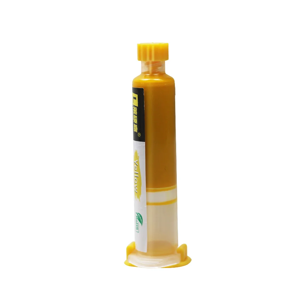 10CC UV Curing Solder Mask หมึกสีเขียวน้ํามันสําหรับ PCB BGA Circuit Board ป้องกันสีอิเล็กทรอนิกส์ซ่อมเครื่องมือ