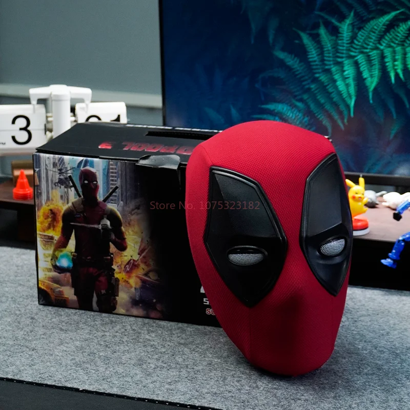 Mascara Deadpool Mobile Eye Elektronische Deadpool Desktop Dekoration 1:1 Fernbedienung Cosplay Modell Maske Erwachsene Kinder Geschenk