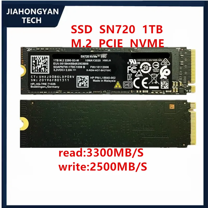 Original neu für wd sn720 256g 1tb m.2 pcie nvme ssd