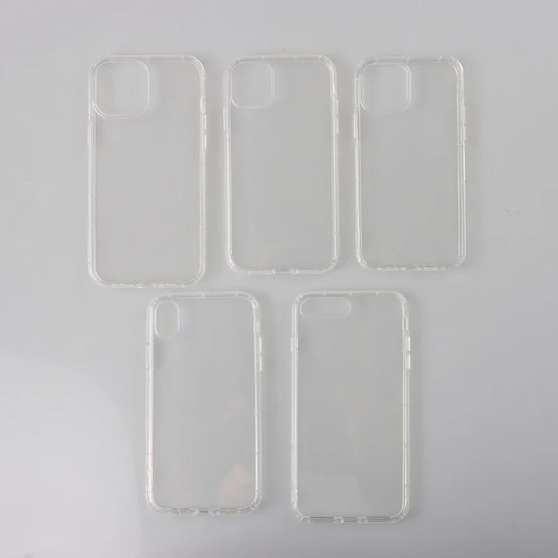 Luxuriöse transparente weiche Acryl-Handyhülle für iPhone 16 15 Pro Max 11 12 13 14 15 Pro XS XR 7 8 Plus, stoßfeste Abdeckung