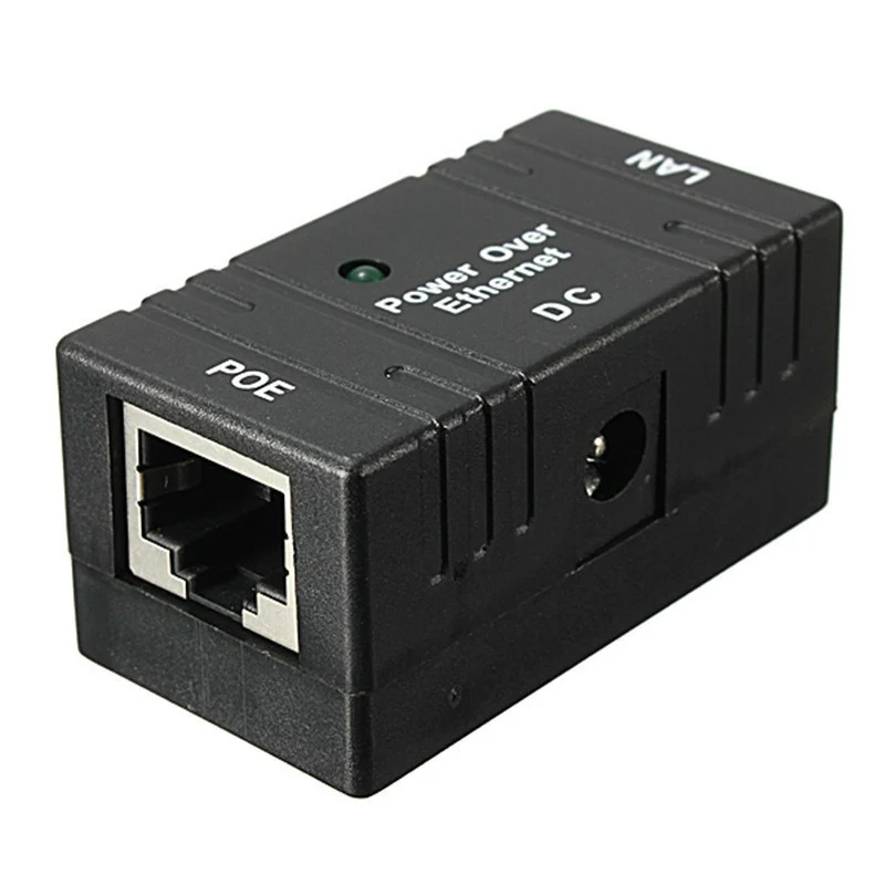 10M/100Mbp Passieve POE Power Over Ethernet RJ-45 Injector Splitter Wall Mount Adapter Voor CCTV IP Camera netwerken Rj45 Plug