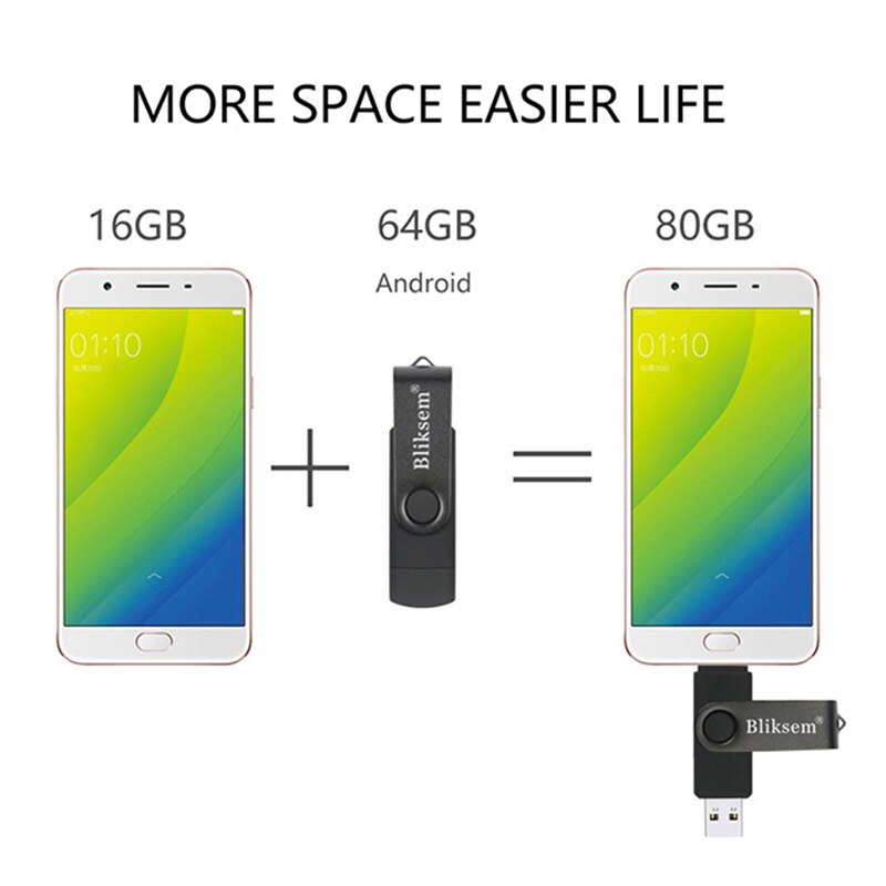 Bliksem otgフラッシュドライブ32gb 64gb高速usb2.0 pc携帯電話用メタルミニペンドライブ32gb usbフラッシュドライブ64gb