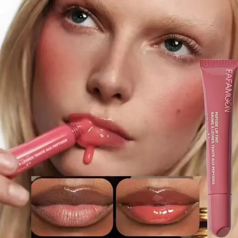 New Lip Balm Phone Case Lip Gloss Long-lasting Moisturizing Liquid Lipstick Toast Espresso Raspberry jelly Transparent Lip Glaze