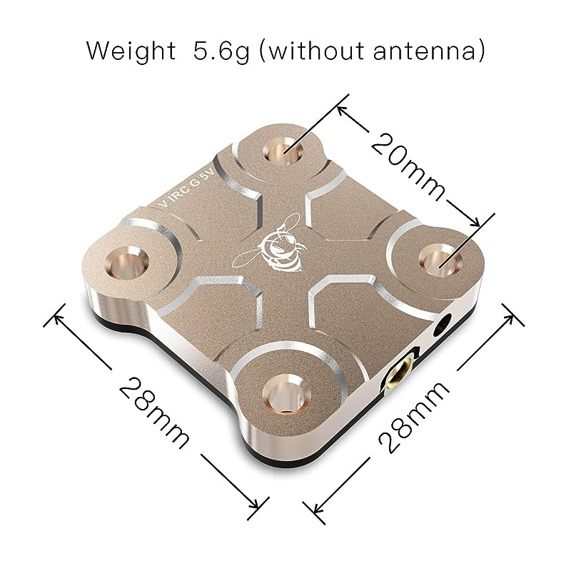 SpeedyBee TX800 VTX 5.8G 48CH PitMode 25mW/200mW/400mW/800mW sortie transmetteur longue portée Support pour Drone de course RC FPV