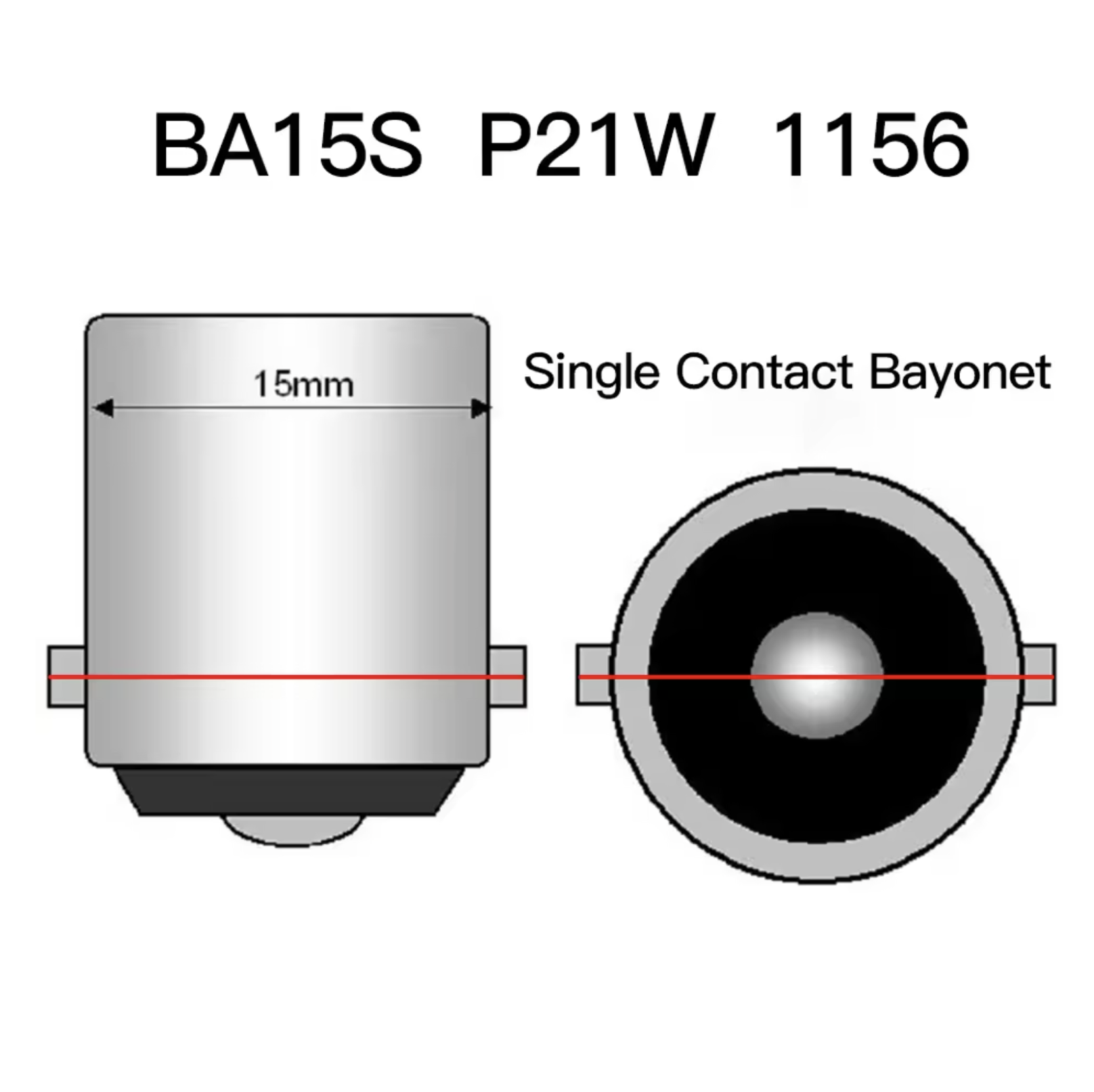 2 Stuks R5W R10W Mini Led 1156 P21W BA15S P21/5W 1157 BAU15S PY21W Auto Signaal lamp Dagrijverlichting 12V Auto Mistlampen