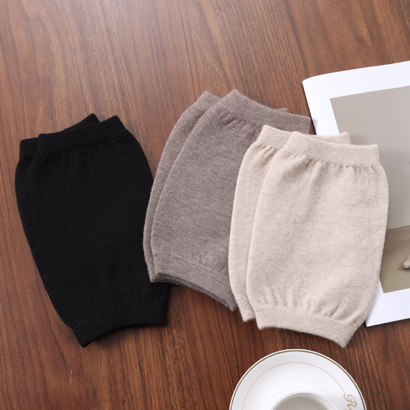 100% kasjmier kniebeschermers Wintergewrichtsbescherming en koudepreventie, zomerairconditioning Warmhoudende kniemouwen