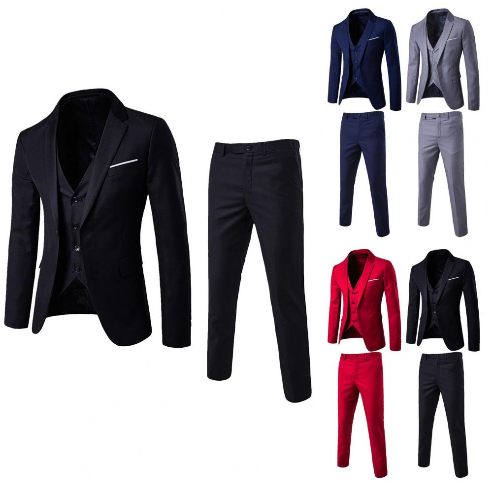 Ensemble Blazer et Pantalon Attrayant à Manches sulfpour Homme, Vêtement Confortable, lèvent de Document Purs, 1 Ensemble