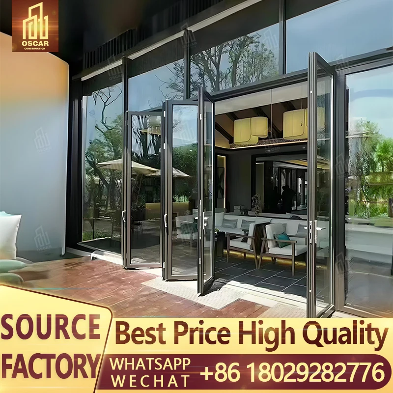 Oscaracso Imagery brand windows and doors double glazed aluminium sliding doors design open out aluminum doors