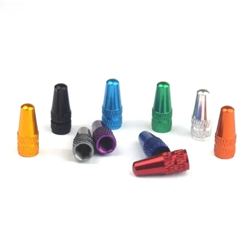 4PCS อลูมิเนียมจักรยานยางวาล์ว Caps FV/Presta วาล์วสําหรับแผนที่ MTB Track Racing จักรยานทนทานขี่จักรยานอุปกรณ์เสริม