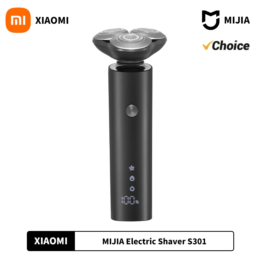 Neue xiaomi mijia Herren Elektro rasierer s301 Barts ch neider Maschine Rasieren tragbare Flex Rasiermesser ipx7 wasch bare Trimer Keramik klinge