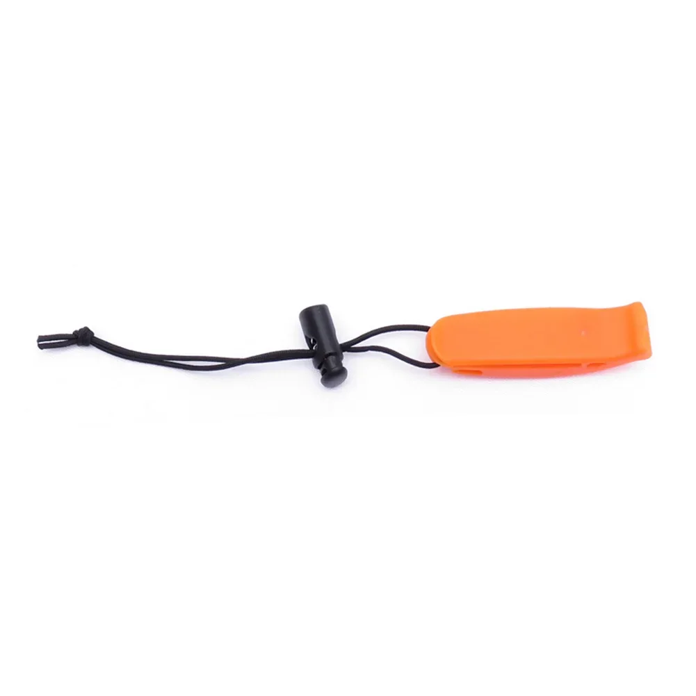 Silbato de seguridad con Clip para canotaje, Camping, senderismo, caza, buceo, supervivencia al aire libre, señalización de rescate, 1 Uds.