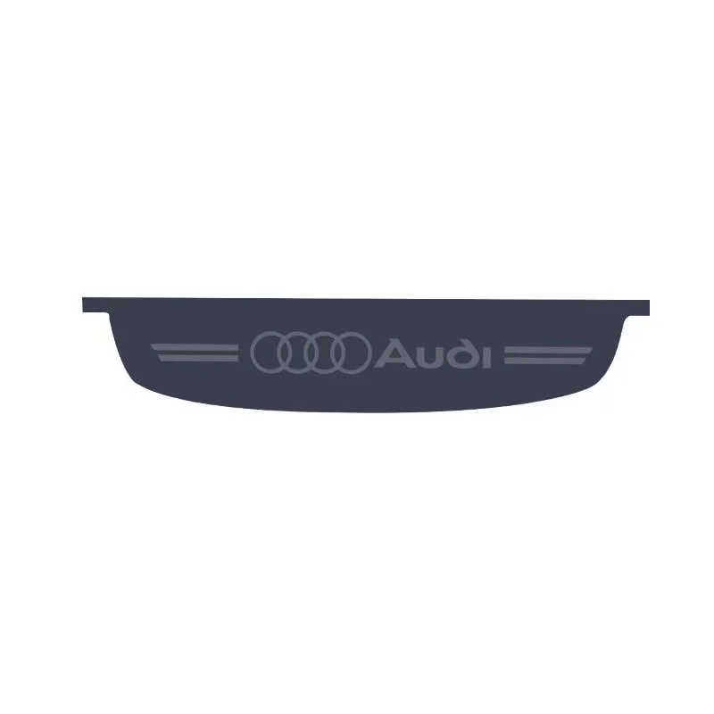 1 Uds. Logotipo de PVC para coche, tablero de proyección de luz de freno, pegatina, emblema, accesorios para Audi Quattro RS s-line A3 A5 A4L A6L