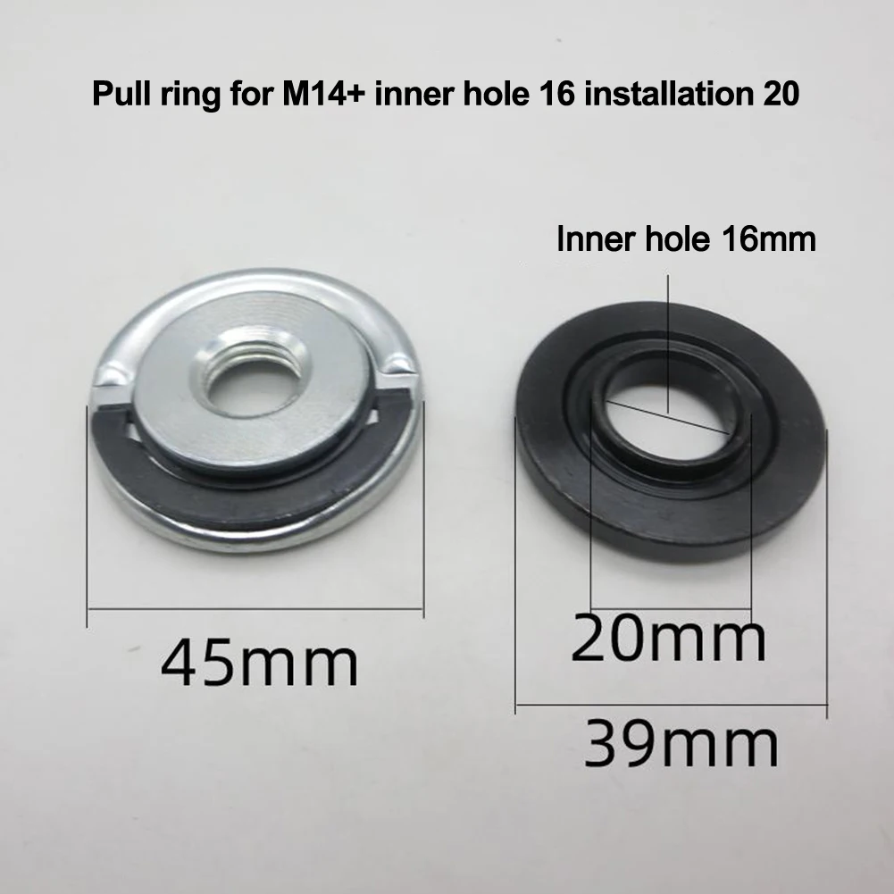 125 Type Pull Ring Angle Grinder Pressing Plate For M14 Quick Release Self-Locking Grinder Pressing Plate Flange Nut Power Chuck