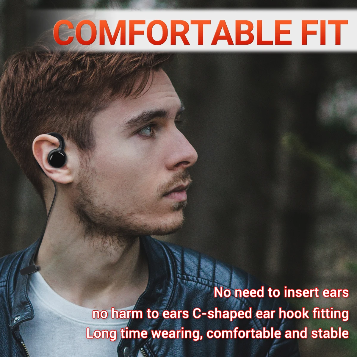 2 stks BAOFENG 2 Pin G-vorm Oorhaak Headset Oortelefoon PTT Voor Baofeng UV5R UVS9 UV-13 UV-17 UV-21 UV16 PRO PLUS Walkie Talkie