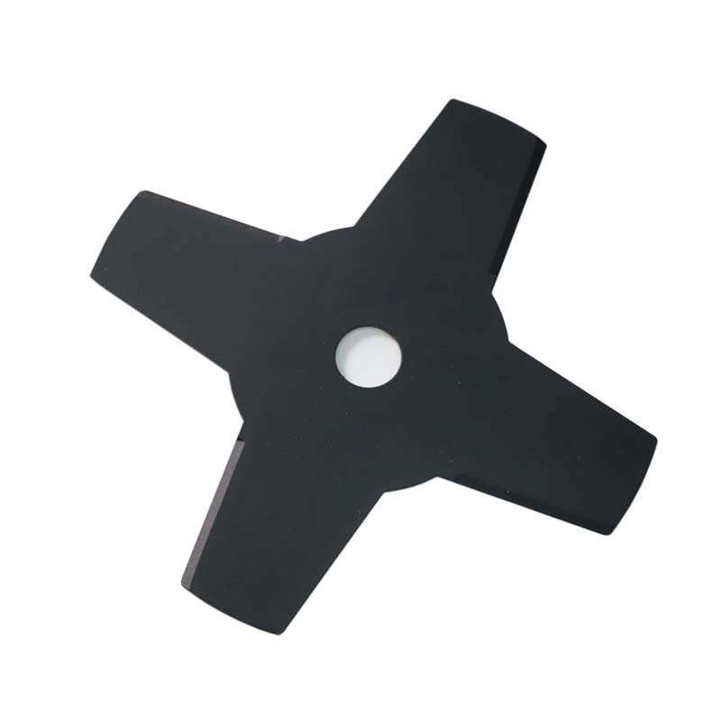 LUSQI 1pc 4 Teeth Brush Cutter Blade Weed Wacker Replacement Blade Lawn Mower Blade Cutting Grass Lawn Trimmer Blade