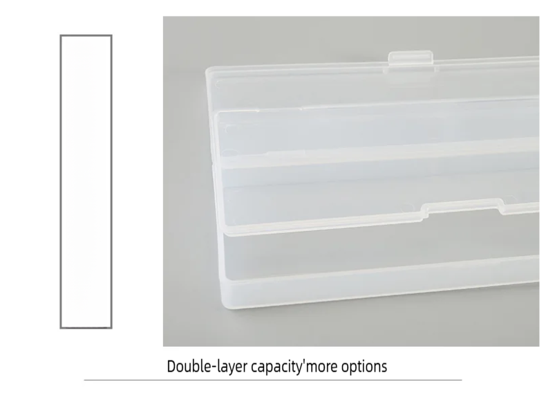 Cute Kawaii Transparent Plastic Pencil Case Lovely Pen Box For Kids Gift Office School Supplies stationery Materials