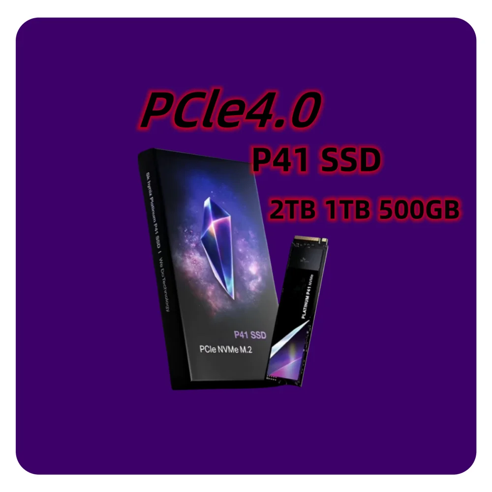 P41 2T 1T 500G Pcle Nvme Gen4 M.2 For SK hynix Platinum Gaming Computer interface with cache 2280 PCIE 4.0 2TB 1TB 500GB For