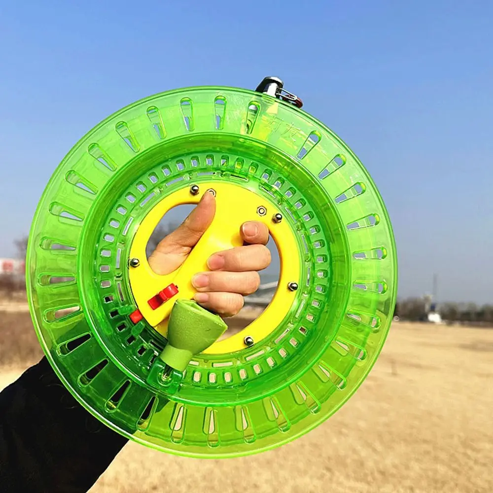 18/20/22/26cm PET Come with Lock Kite Line Winder Fying Kites Kite Reel Winder Fire Wheel String Spool with String