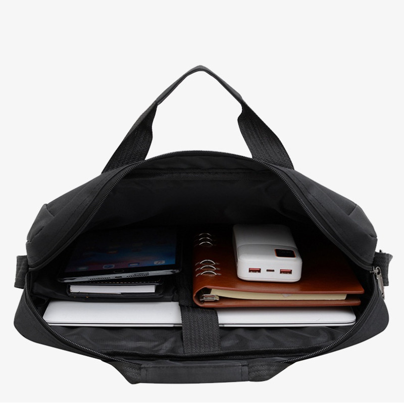 Oxford Fabric Single Shoulder Computer Bag Business Trips Crossbody IPad Power Bank Storage Handbag Briefcase Pouch