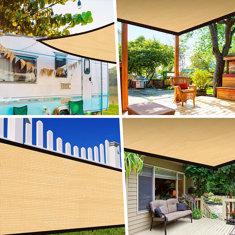 Decorazioni per vela parasole per esterni per accessori per giardini Decorazioni per cortile e giardino in rete per auto Ombreggiatura Tenda pieghevole retrattile Terrazza